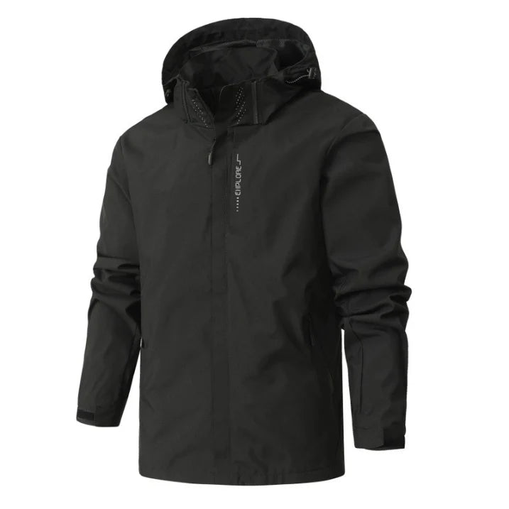 Unisex Regenjas - Lange Mouwen & Sportieve Look Zwart