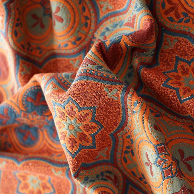Omkeerbare Katoenen Quilt Met Bloemblaadjespatroon