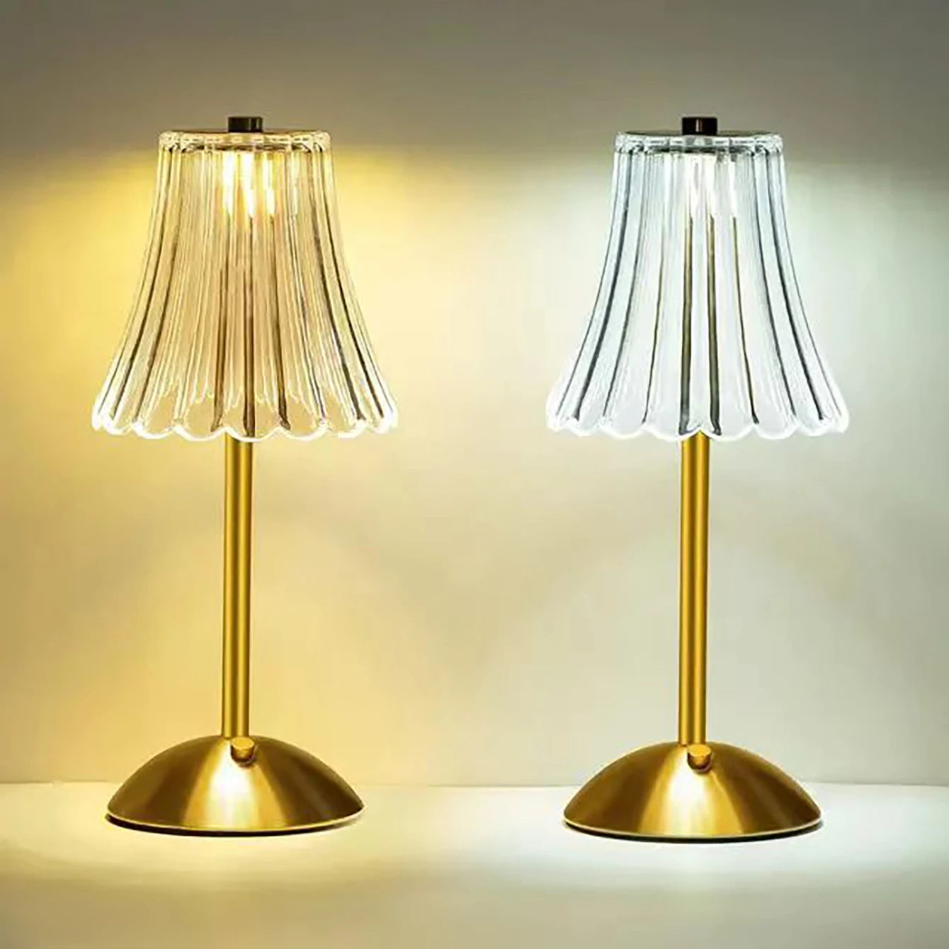 Oplaadbare Kristallen Tafellamp Dimbare LED Draadloos Design
