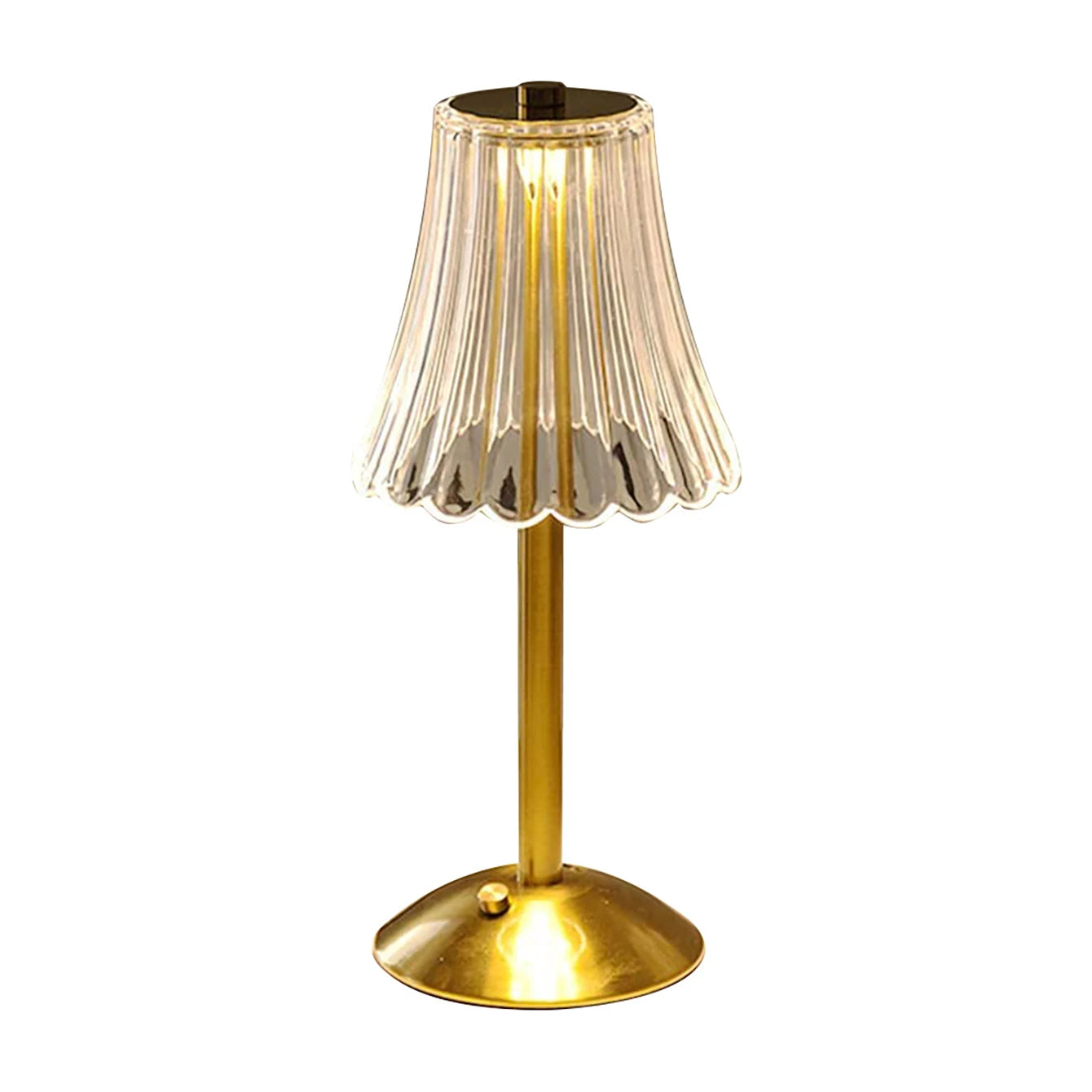 Oplaadbare Kristallen Tafellamp Dimbare LED Draadloos Design Type-C opladen C stijl