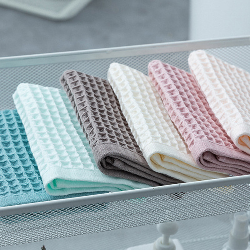 Katoenen Wafelhanddoek Set Drie Stuks Snelle Droogtijd