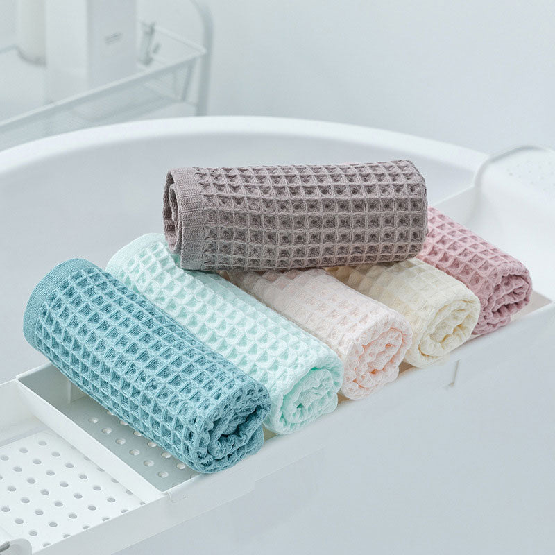 Katoenen Wafelhanddoek Set 6 Stuks Snelle Droogtijd