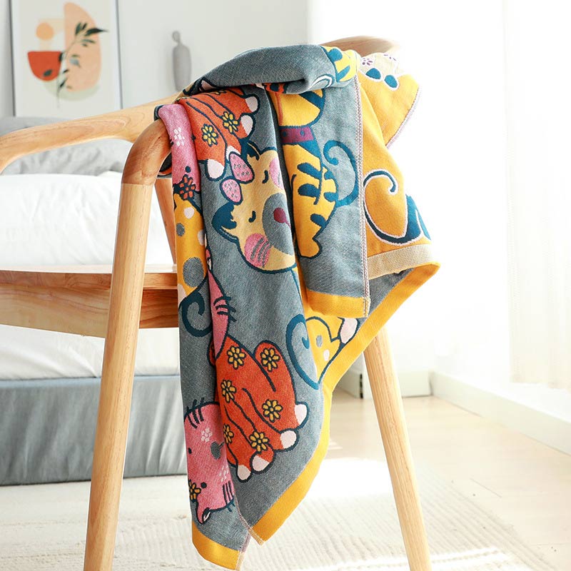 Katoenen Badhanddoek Voor Baby Zachte Natuur Katoen 80X160