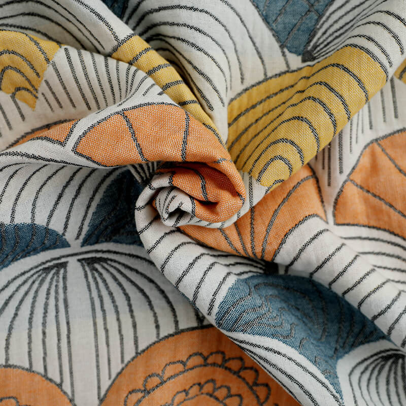 Jacquard Katoenen Badhanddoek Met Patroon Lichtgewicht