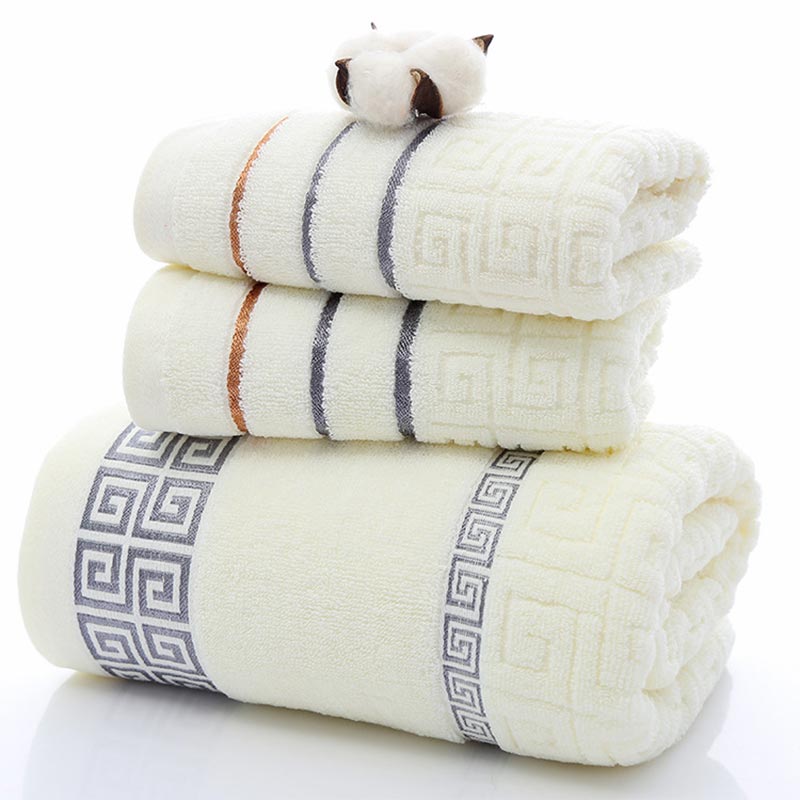 Zachte Badhanddoek Spa Handdoekenset Van Katoen Duurzaam Beige