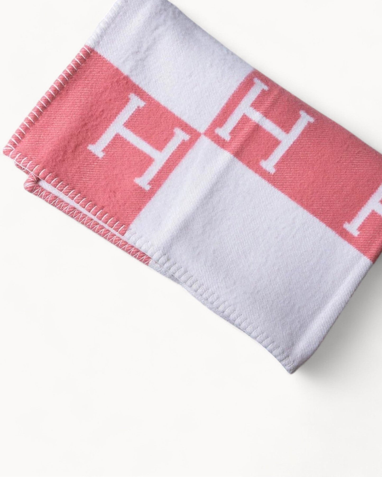 Warmeteluxe – Luxe Cashmere Deken 140x170 cm – Zacht in Zwart Grijs Beige Roze