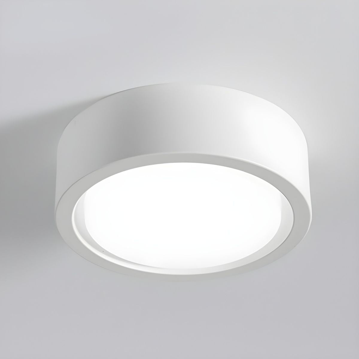 Scandinavische Plafondlampen Binnen Minimalistisch Design Wit D18 × H7 cm (18W)