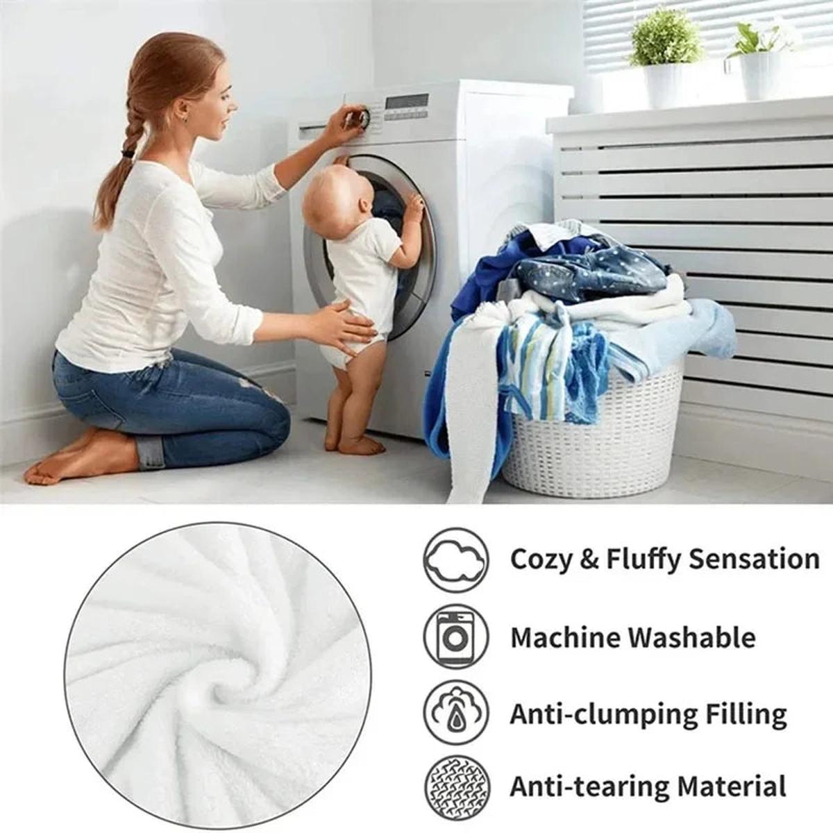 Zachte Pluche Deken Machinewasbaar Voor Warmte En Comfort