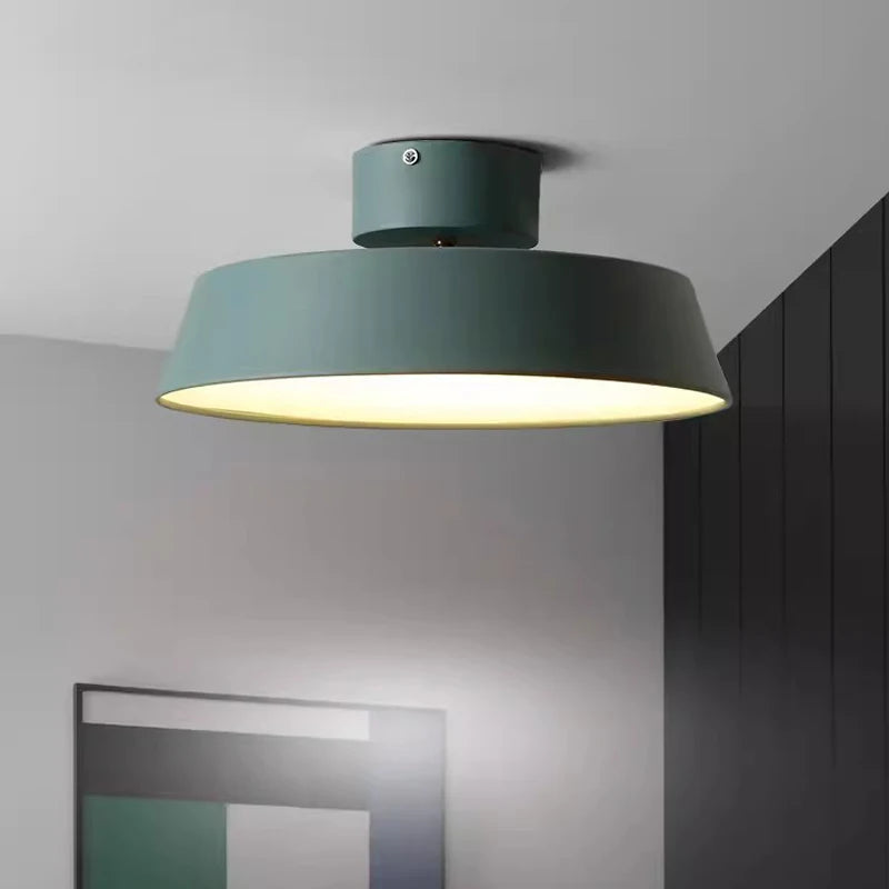 Draaibare LED Plafondlamp Met Verstelbare Lichtrichting Groen 30CM Trichromatisch licht
