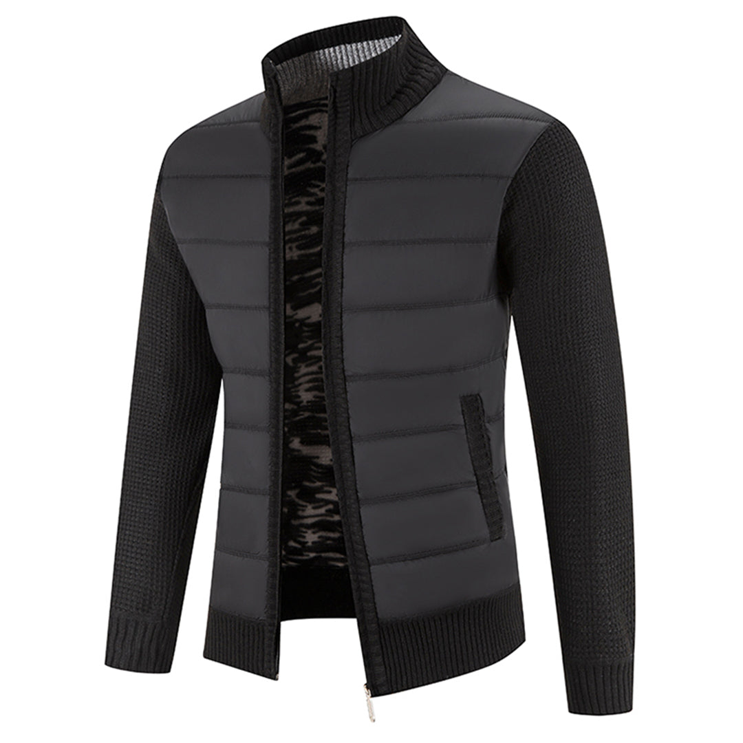 Trui Vest Voor Heren Stijlvolle Sweaterjas Veelzijdige Vest - Winterjas Heren Zwart