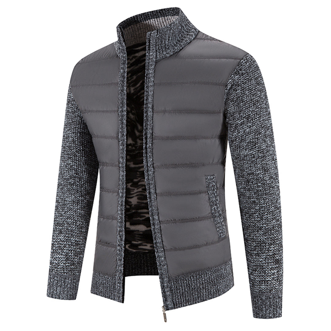 Trui Vest Voor Heren Stijlvolle Sweaterjas Veelzijdige Vest - Winterjas Heren Donkergrijs