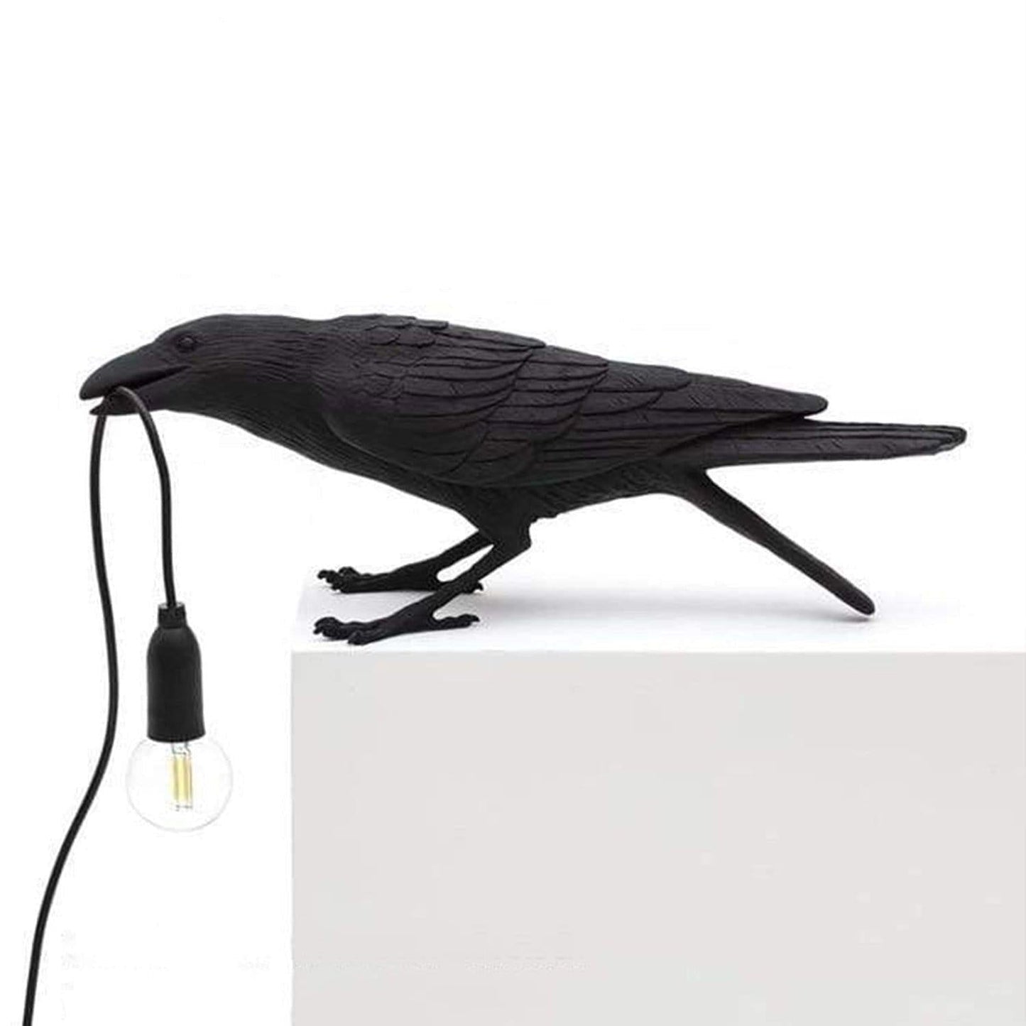 Raven Hanglamp met Elegant Silhouet en Warm Licht 30 cm Zwart Zittend EU