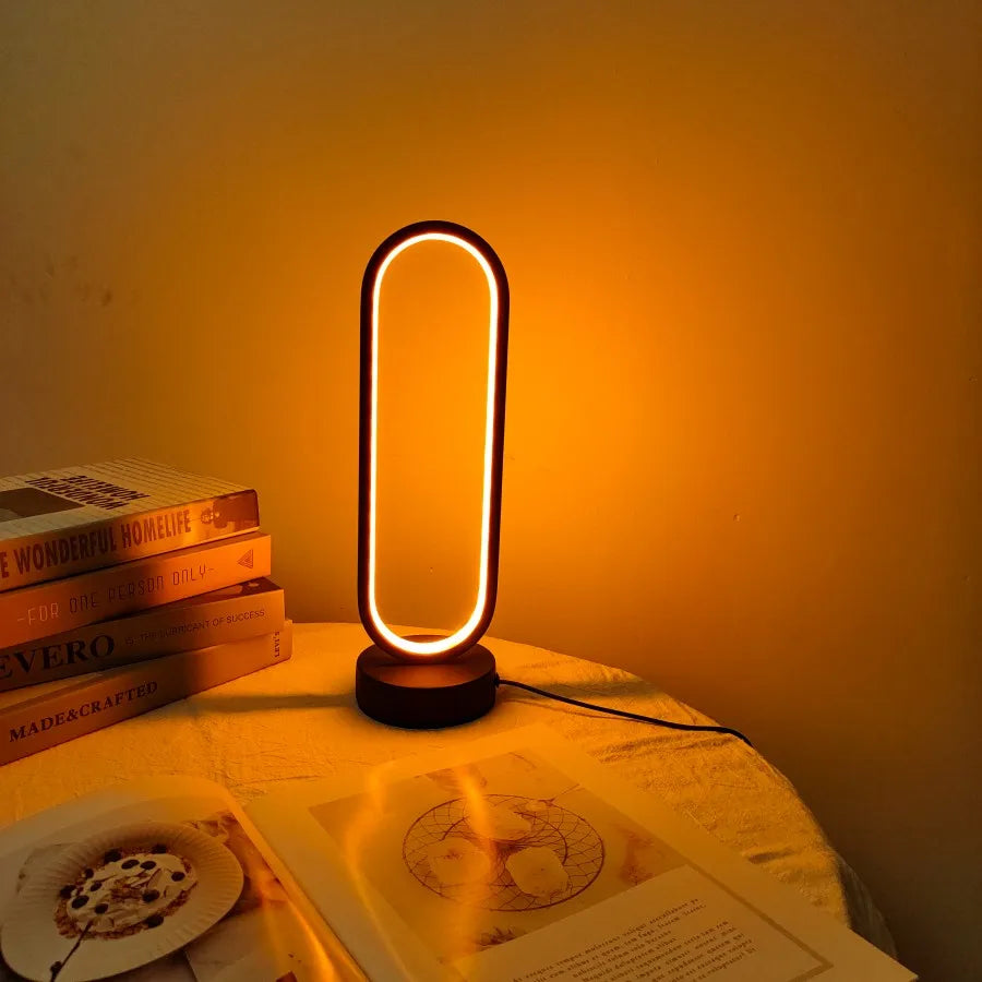 Ringlamp Met Dimbare Drie Kleurinstellingen Voor Slaapkamer