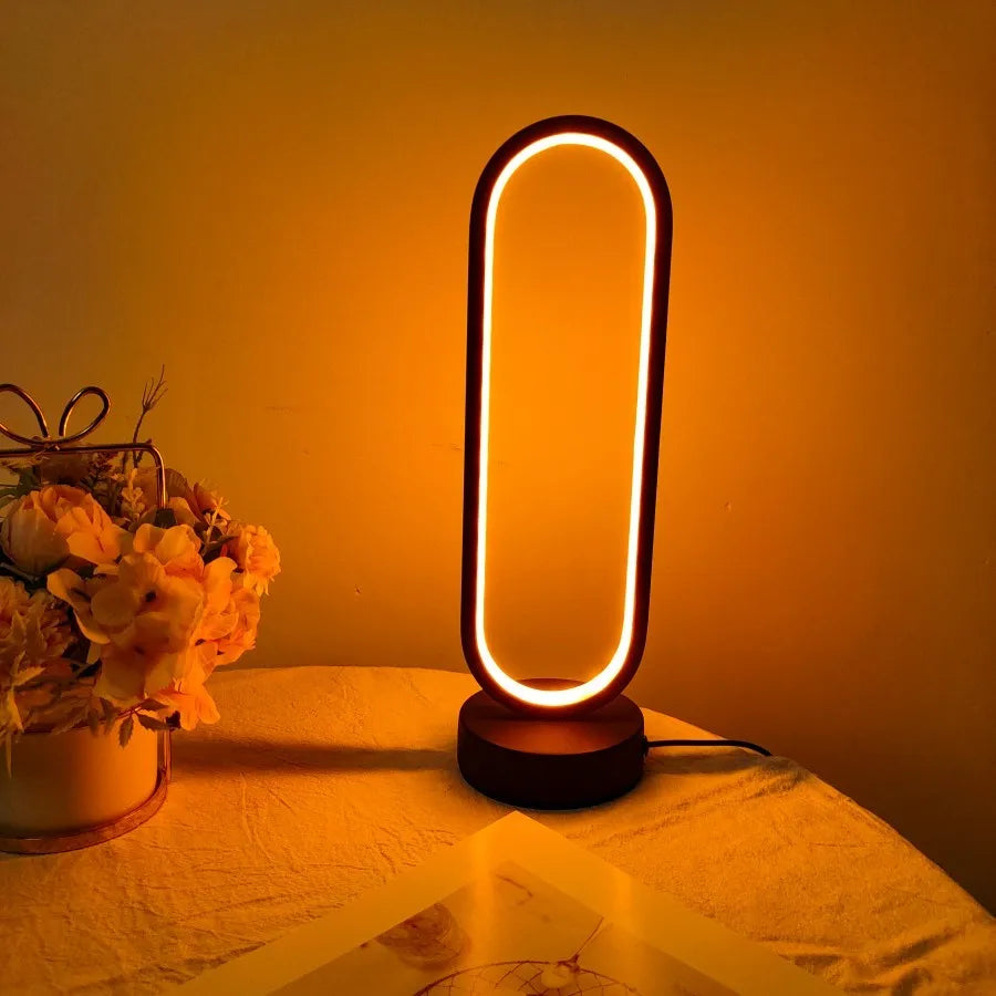 Ringlamp Met Dimbare Drie Kleurinstellingen Voor Slaapkamer