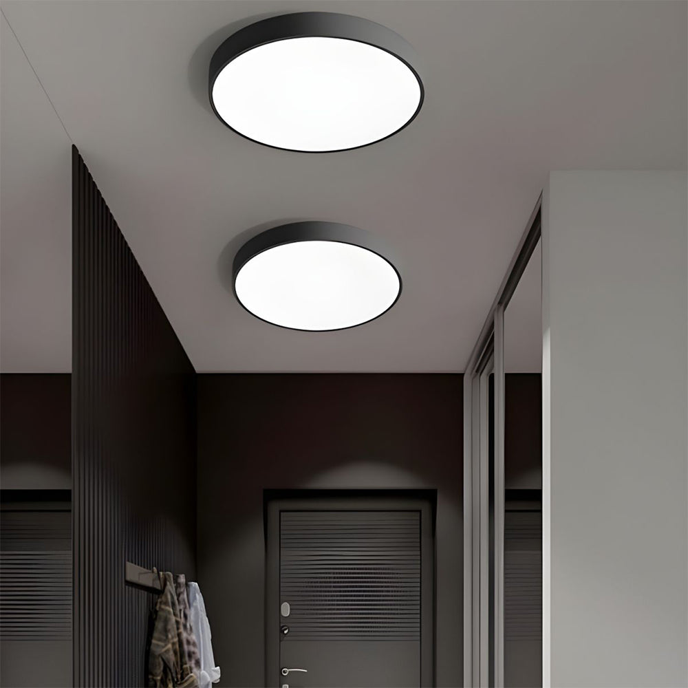 Ronde LED Plafondlamp Inbouw Modern Energiezuinig Dimbaar Grijs