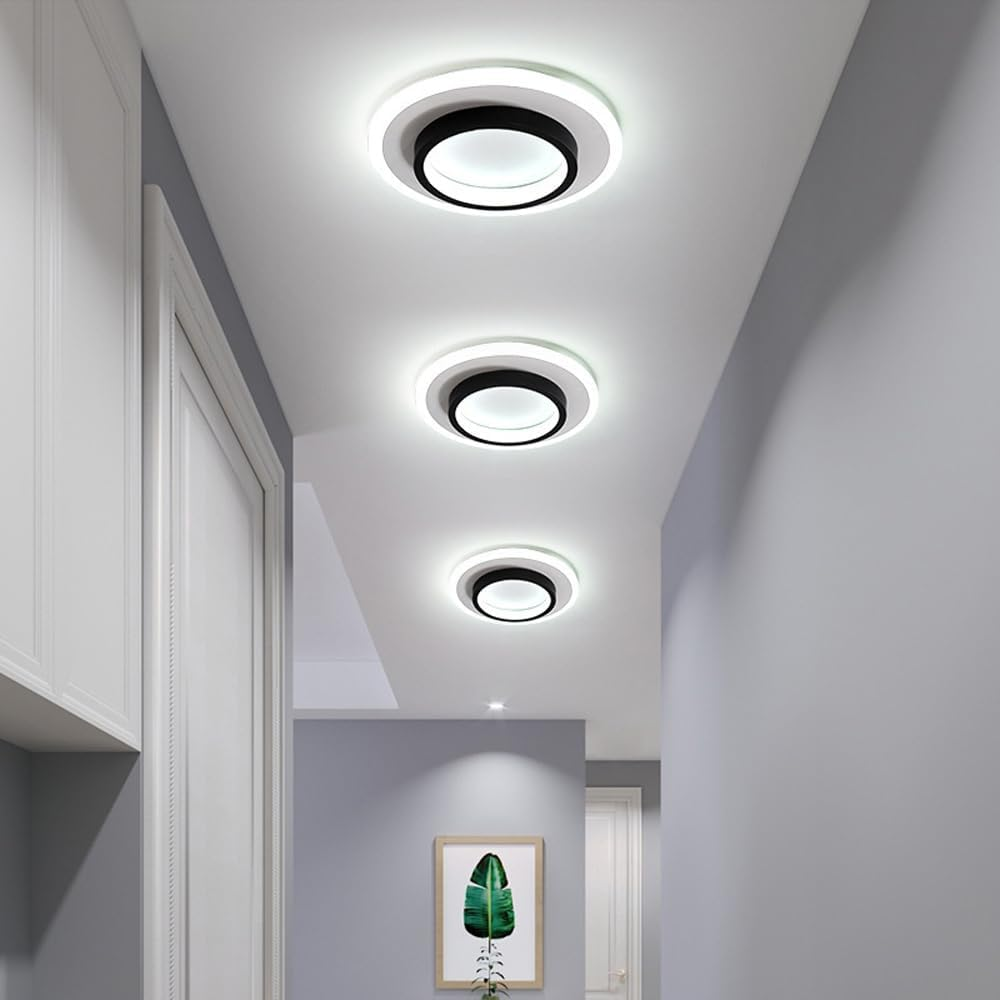 Ronde Metalen Acryl LED Plafondlamp Voor Hal En Gang