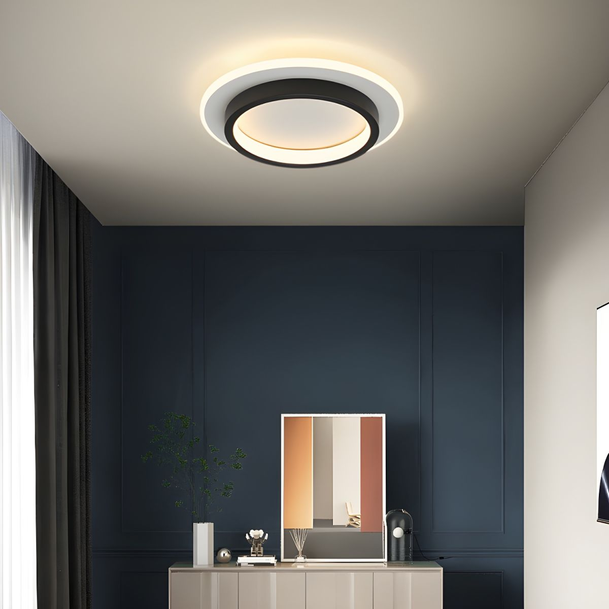 Ronde Metalen Acryl LED Plafondlamp Voor Hal En Gang