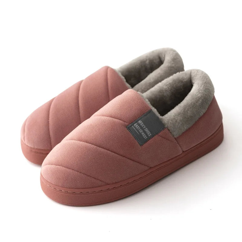 Pantoffels Winterpantoffels Knusse Dames Heren Warm Sloffen Rood