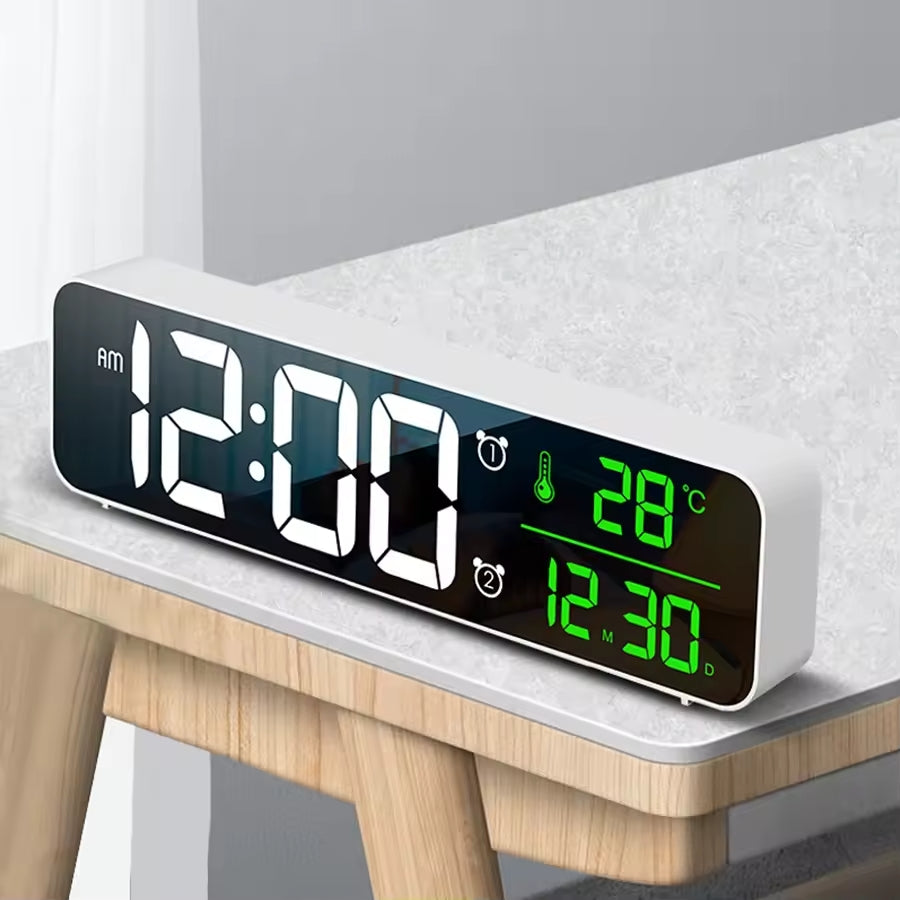 LED digitale wekker Wit