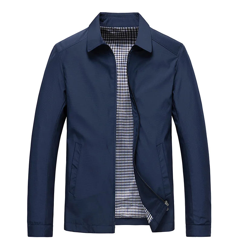 Jas Ultralichte En Waterdichte Voor Heren Voor Heren - Winterjas Heren Marineblauw
