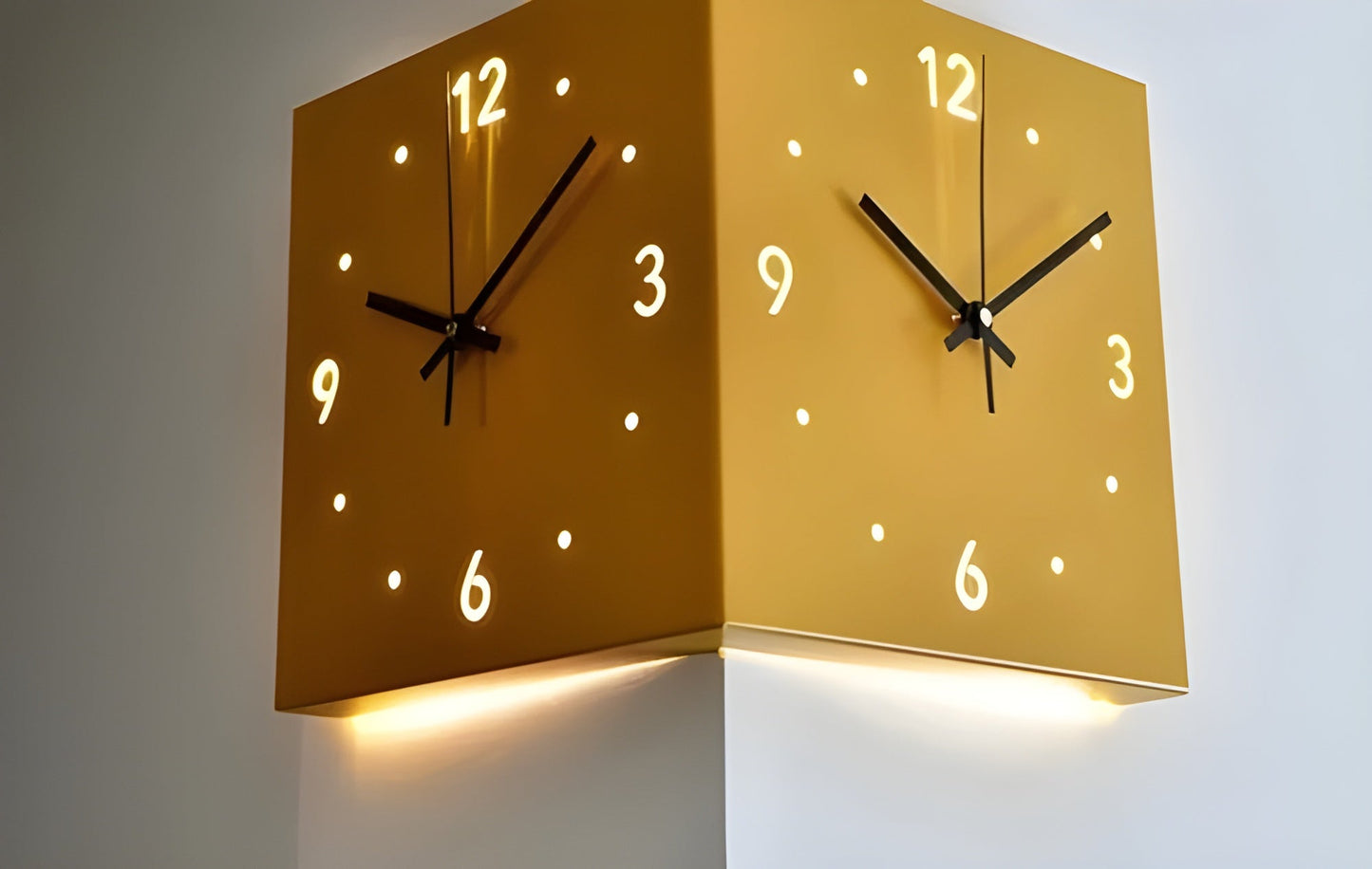 Klok – Elegante Dubbelzijdige Wandklok