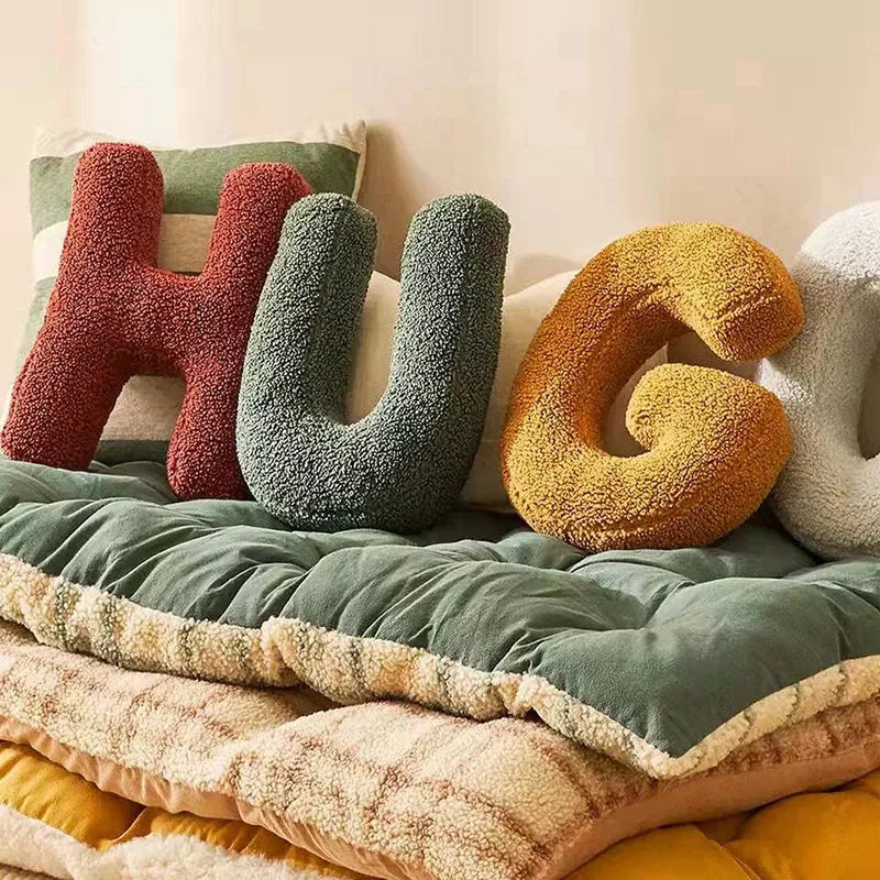 Alfabet sofa kussen