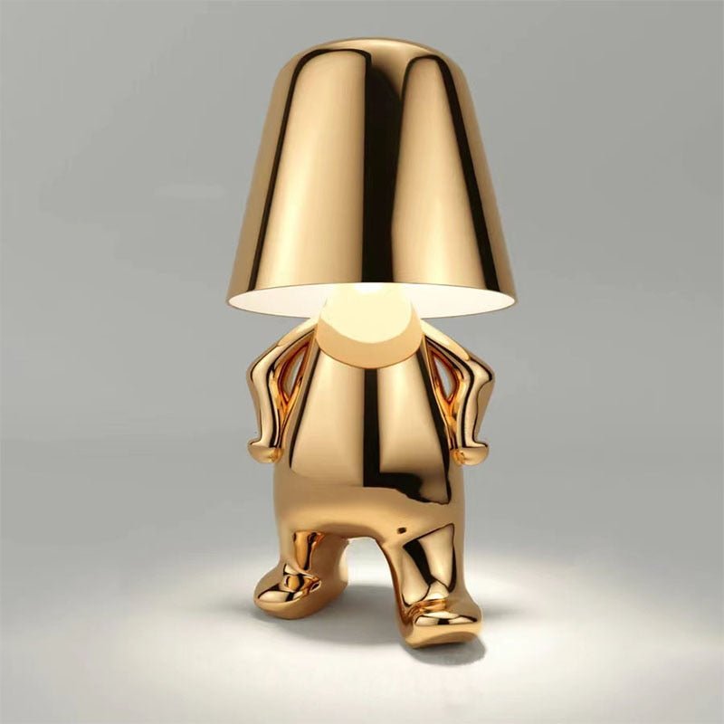 Misterlamp - Unique Tafellamp wireless lamp SEREIN Wandelend Goud