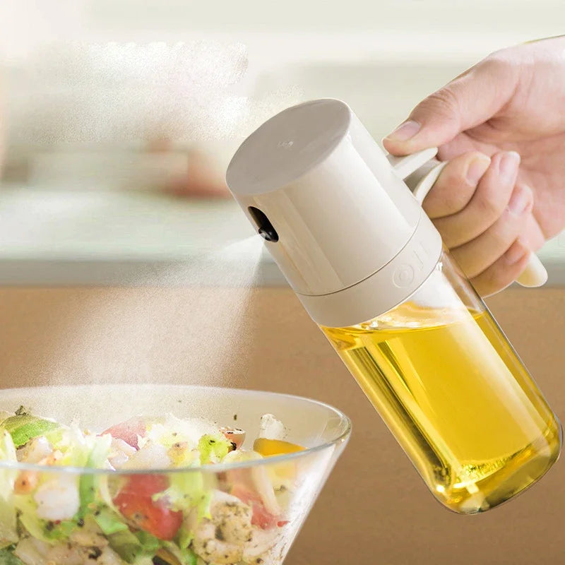 Gourmet Mist 250ml Hoog Borosilicaatglas Olie Spray Fles Perfect voor Gezond Koken Wit