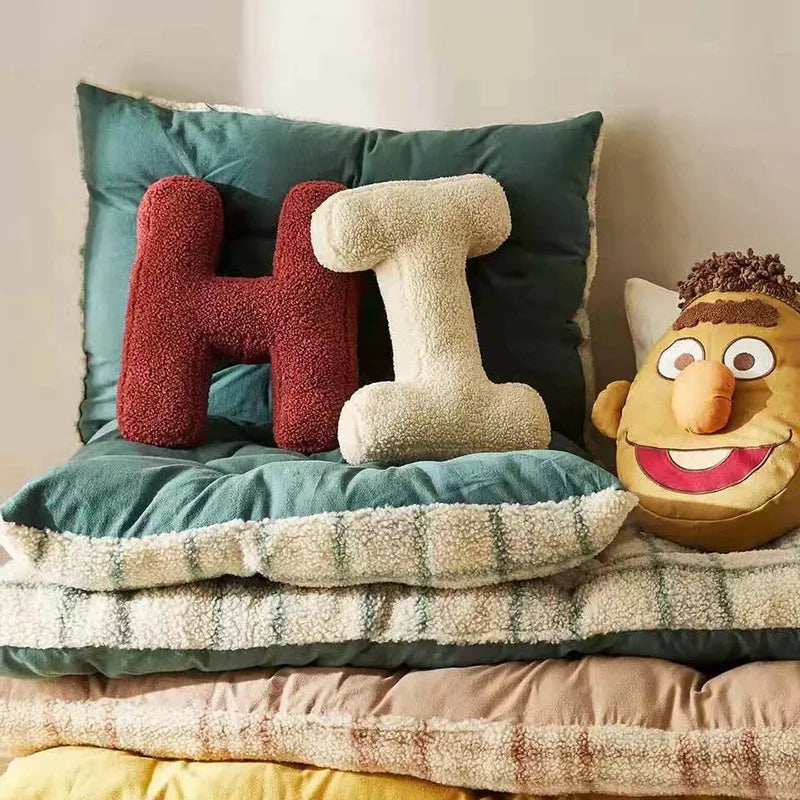 Alfabet sofa kussen