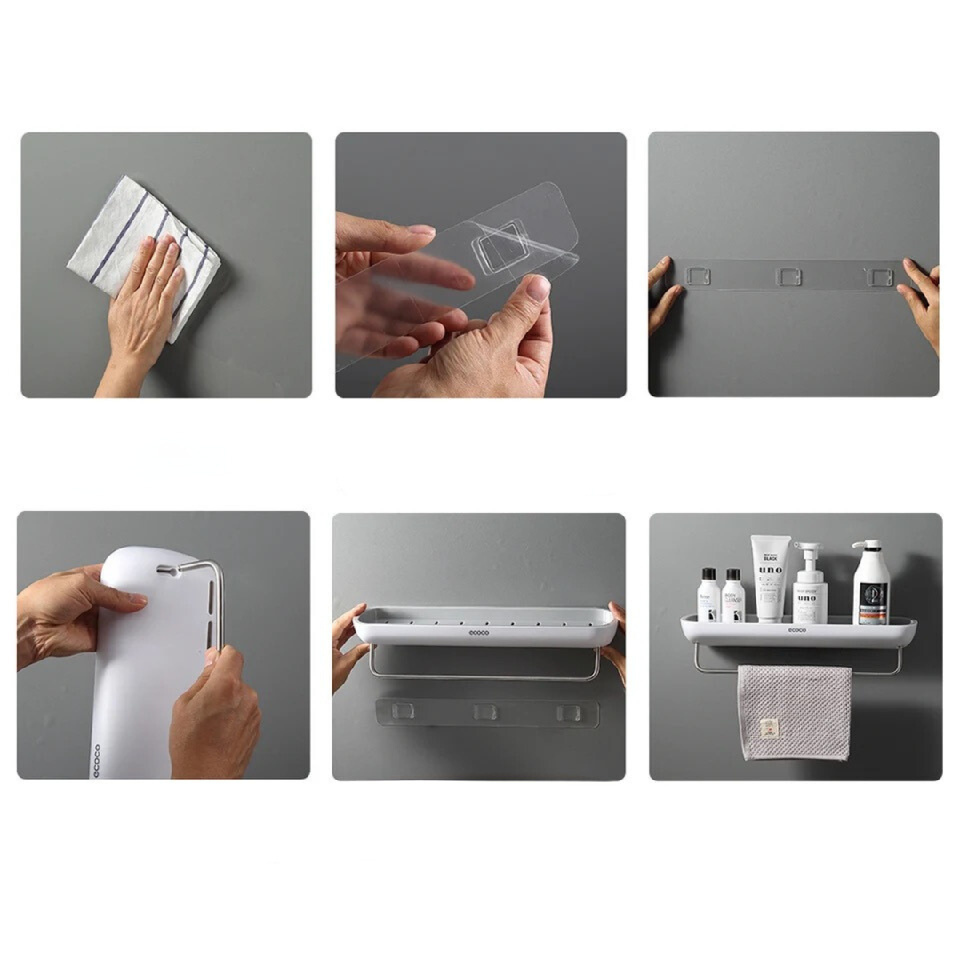 Badkamer Organizer Met Ruimtebesparend Slank Ontwerp