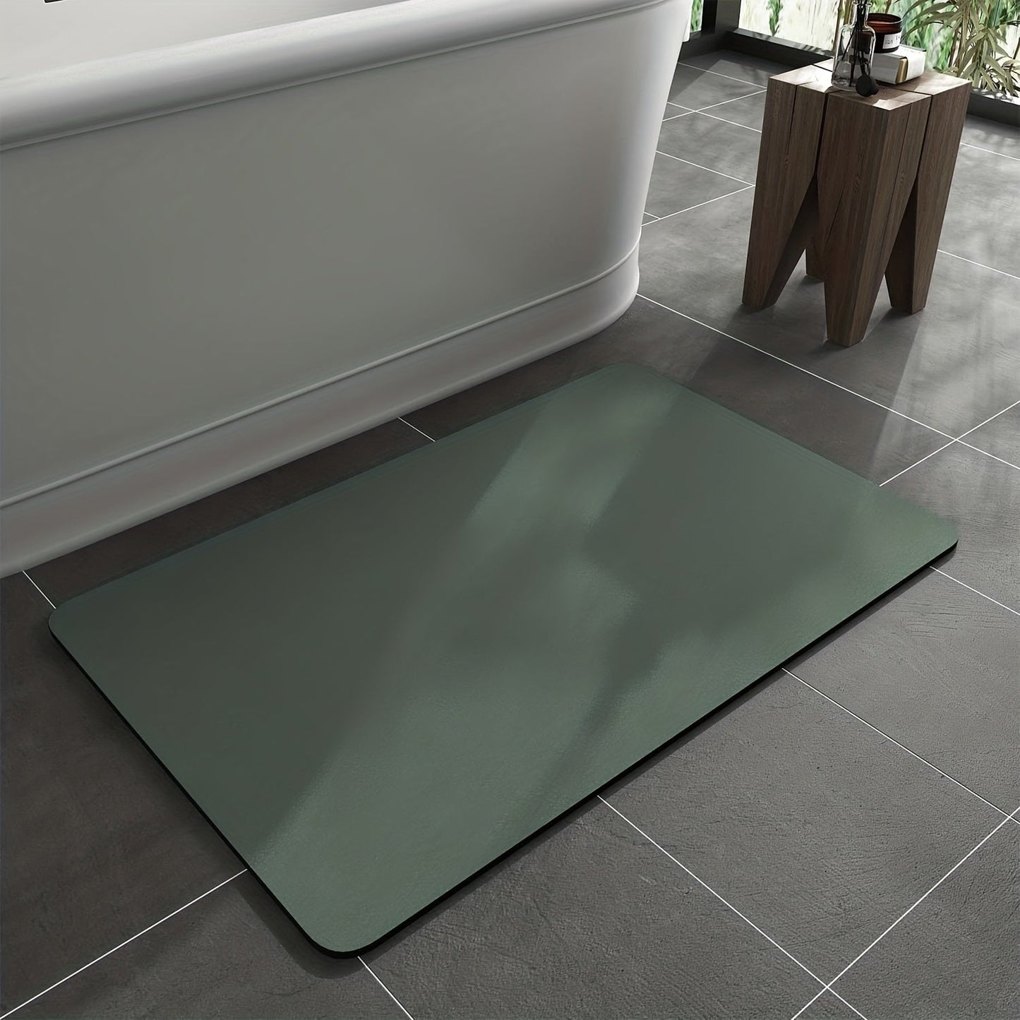 Badmat Voor Veiligheid En Comfort In Badkamer Groen