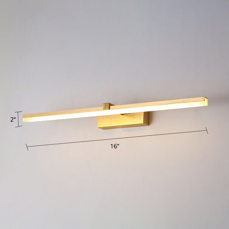 Badverlichting Gouden Stickvormige Metaal LED Badkamer