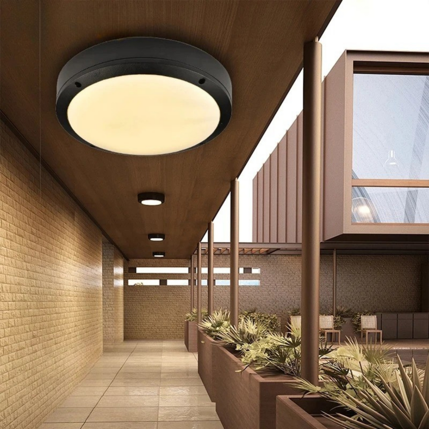 Buitenplafondlamp Met Bewegingssensor Voor Veranda En Tuin