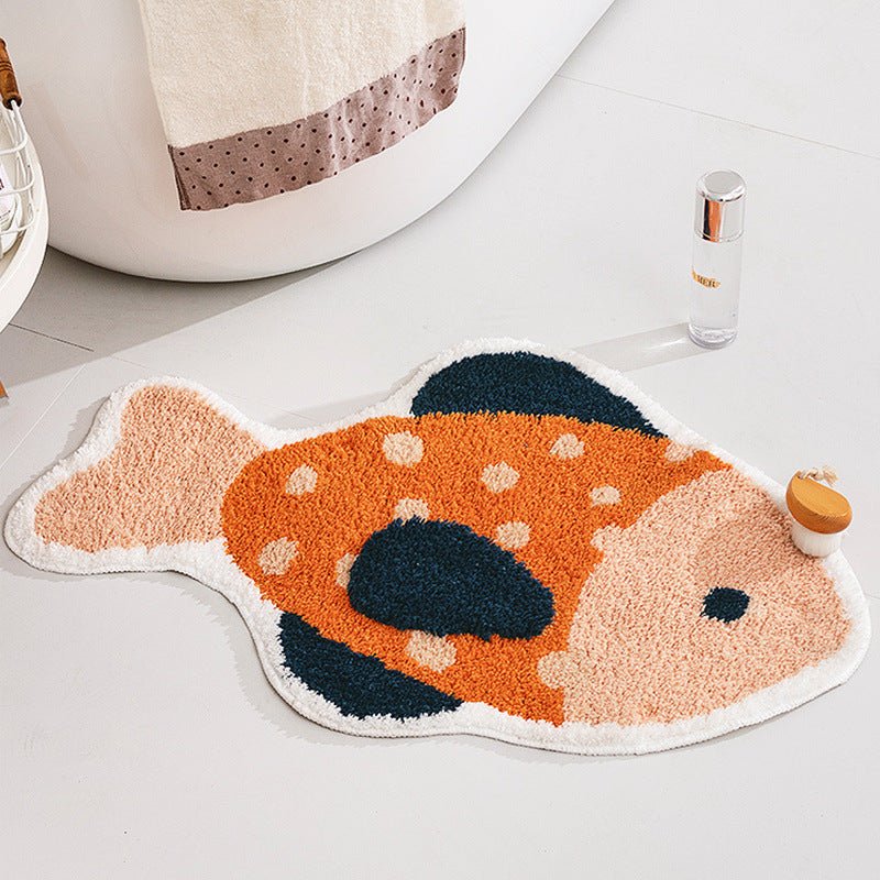 Clownvis Badmat Zacht Polyester Antislip Badkamer Accessoire