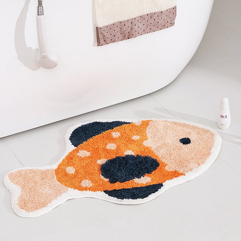 Clownvis Badmat Zacht Polyester Antislip Badkamer Accessoire