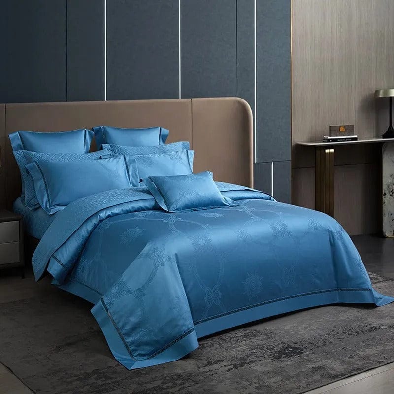 Elegance Blauw Dekbedovertrekset