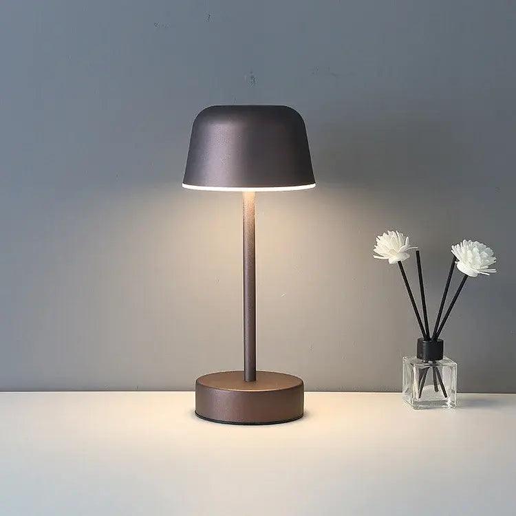 Elesso Lampade - Moderne Tafellamp met Dimbare Verlichting Bruin