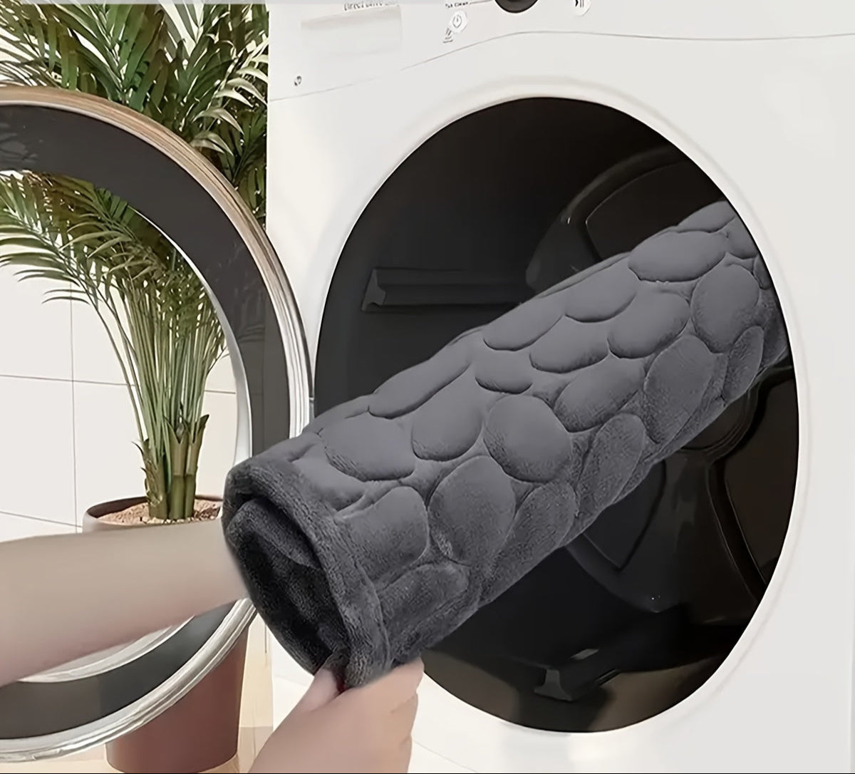 Grote Gestreepte Badmat Rechthoekig Voor Badkamer Anti Slip