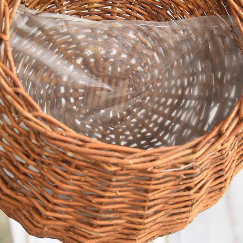 Handgeweven Plantenmand Met Handvat Set Van 3 Stuks