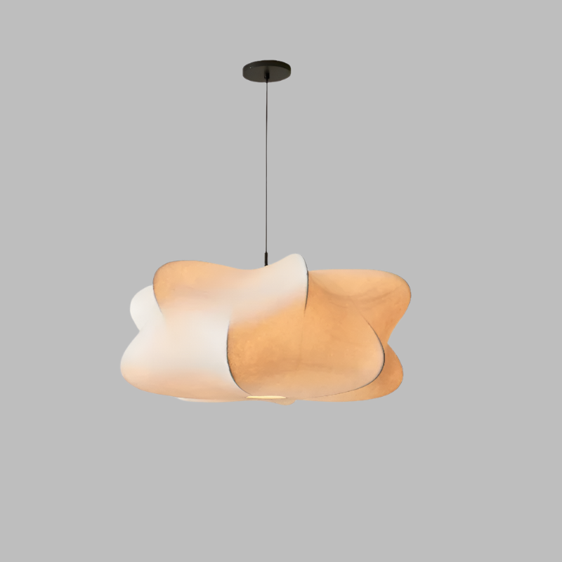 Hanglamp Japanse Wabi Sabi Zijde Minimalistische Verlichting 15.74 x 7.87"