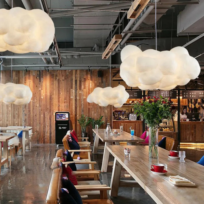 Hanglamp Moderne Cloud-Inspired Hanglamp Wolachtige Gloed 50 cm
