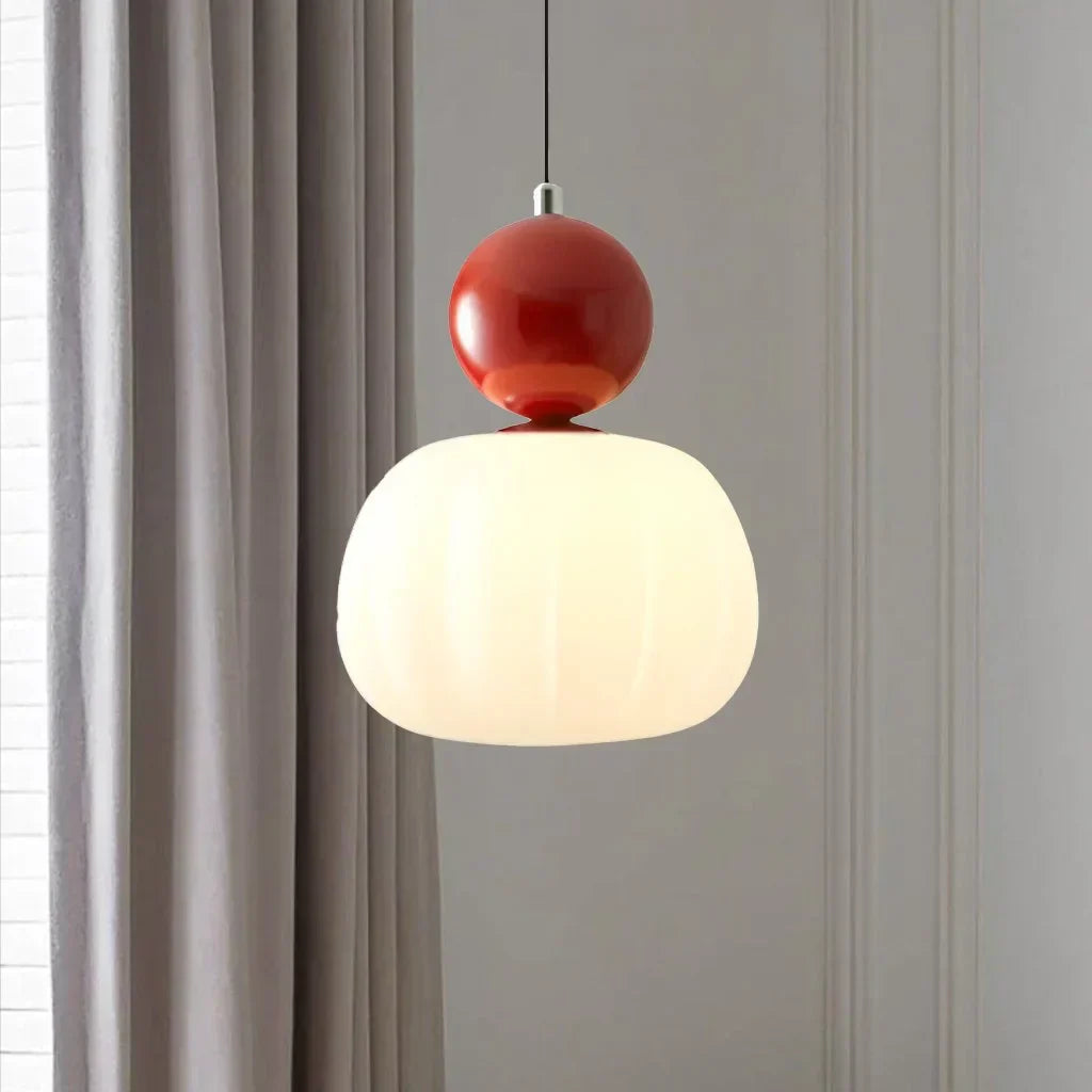 Hanglamp Tijdloze Art Deco Warm Licht Sfeerversterker Eén Hoofd Rood