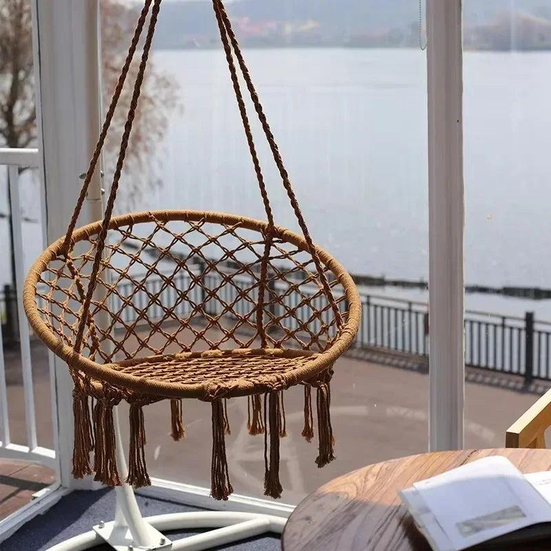 Hangstoel Buiten met Stalen Frame en Comfortabele Zitting
