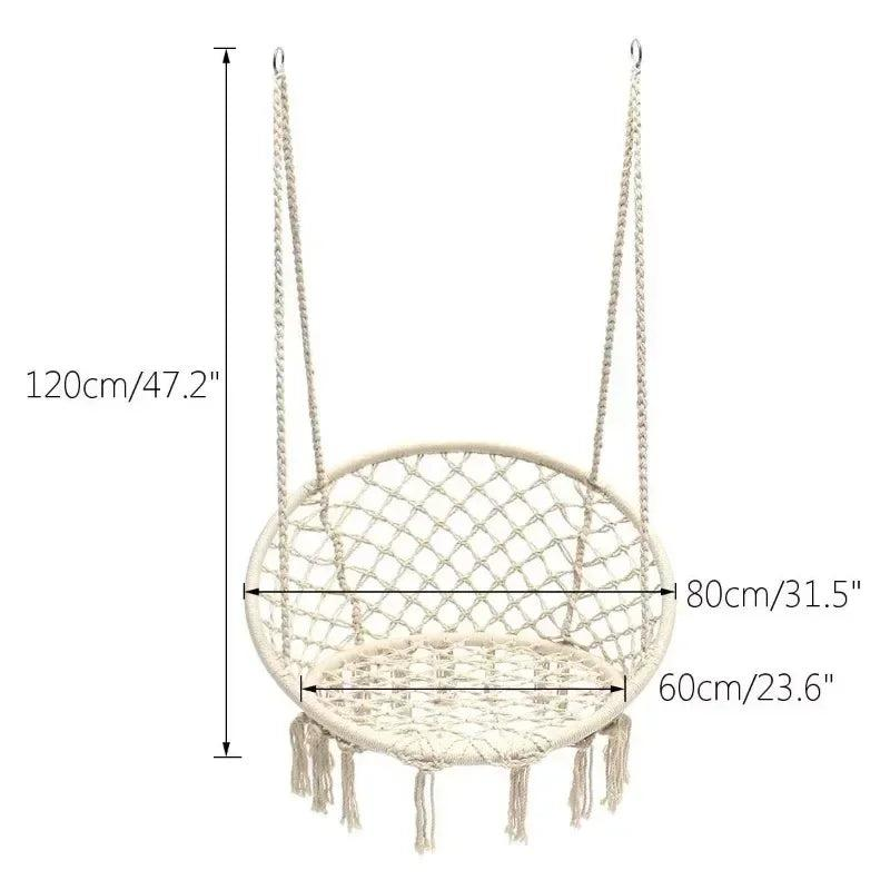 Hangstoel Buiten met Stalen Frame en Comfortabele Zitting