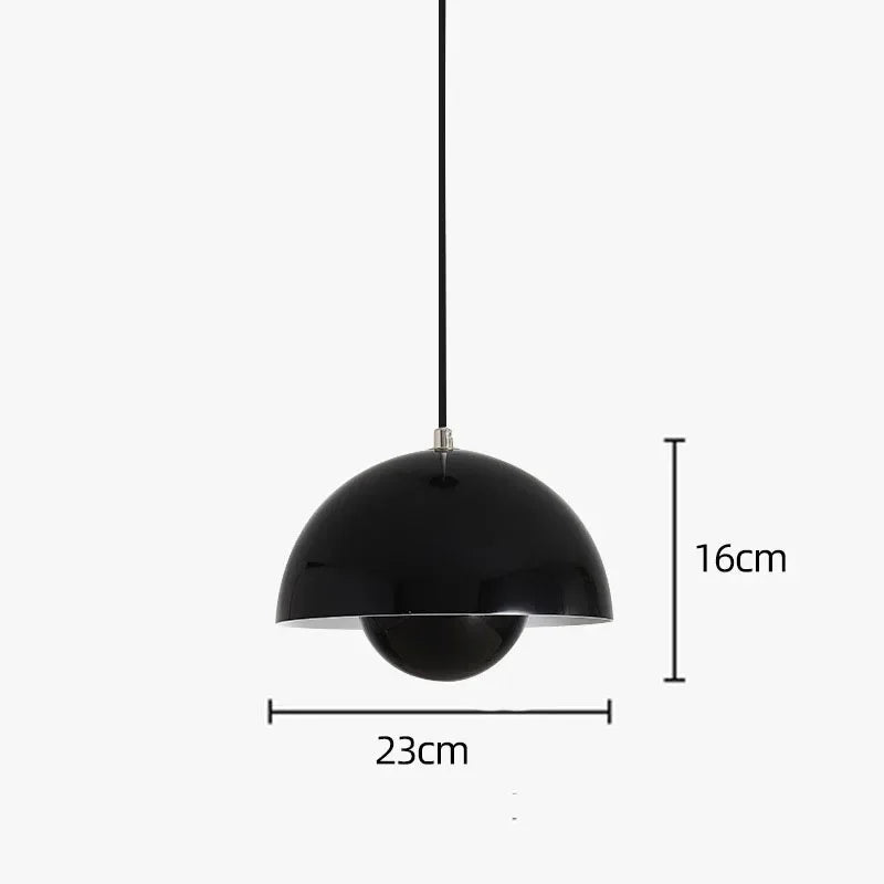 Hedendaagse Hanglamp Met Kleurrijk Design En Energiezuinig Zwart-dia 23cm