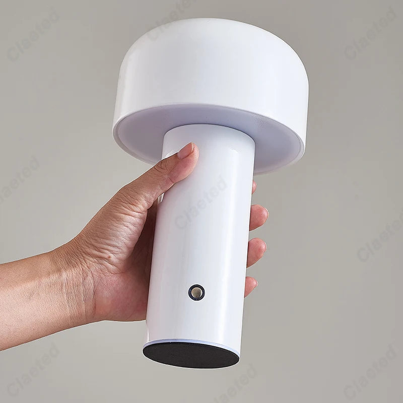 Italiaans Design Paddenstoel Tafellamp Voor Binnen Buiten Wit USB-oplaadbaar