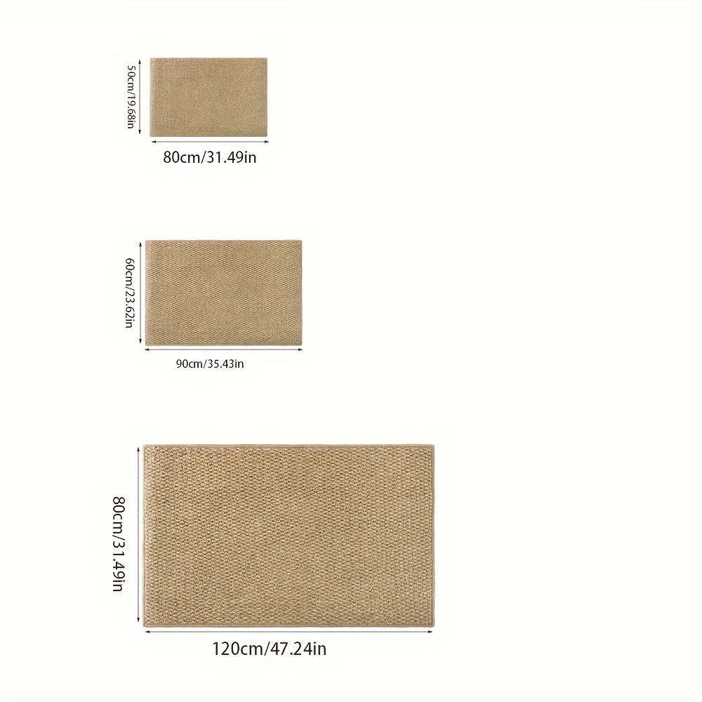 Jute-Look Deurmat Zacht Absorberend Binnen- en Buitengebruik