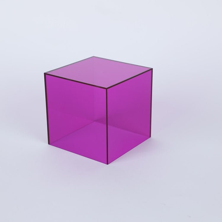 Kleurrijke Acrylaat Display Opbergdoos Voor Verzamelobjecten - Opbergbox Paars