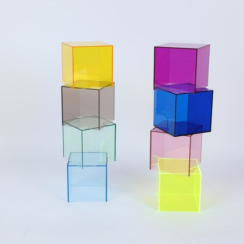 Kleurrijke Acrylaat Display Opbergdoos Voor Verzamelobjecten - Opbergbox