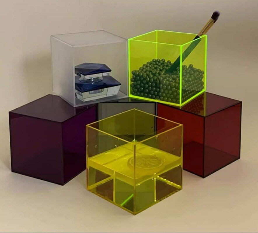 Kleurrijke Acrylaat Display Opbergdoos Voor Verzamelobjecten - Opbergbox